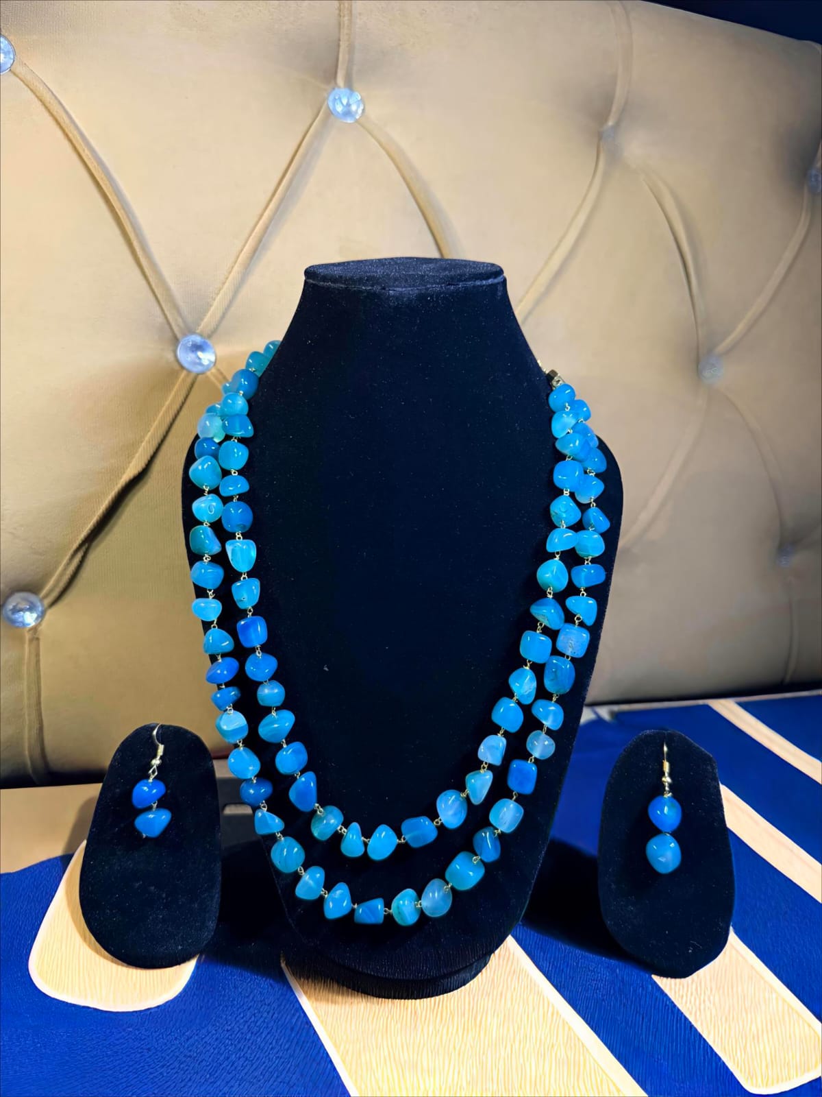 Semi-Precious Look Necklace