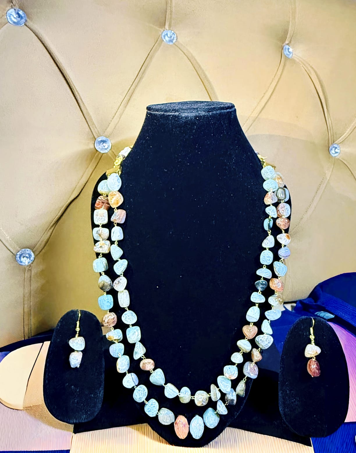 Semi-Precious Look Necklace