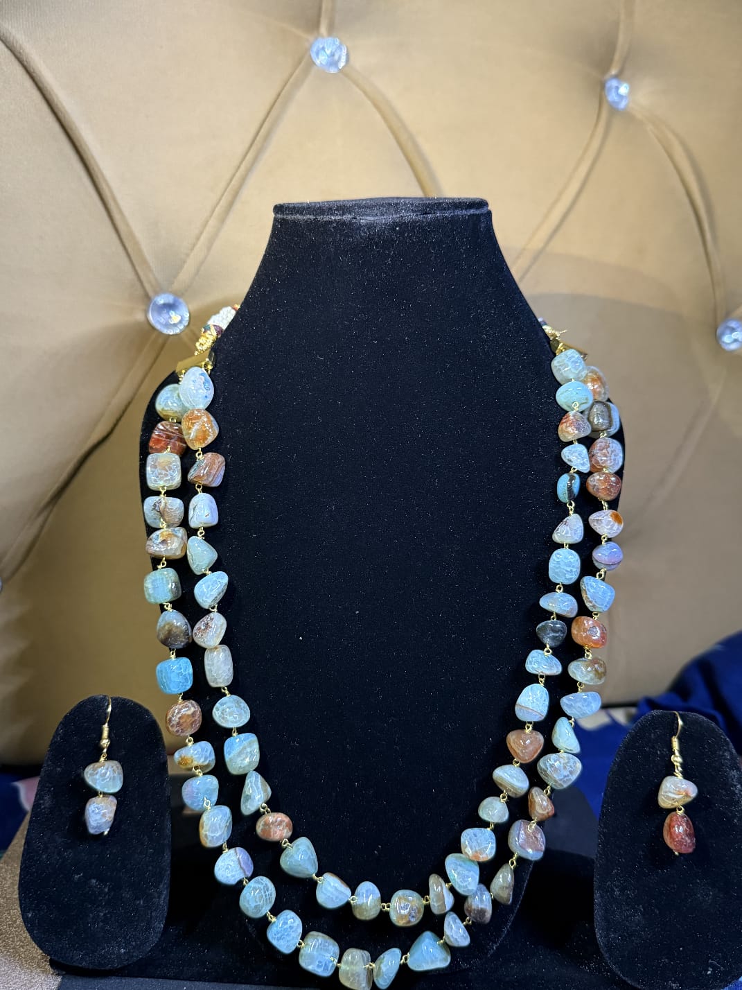 Semi-Precious Look Necklace