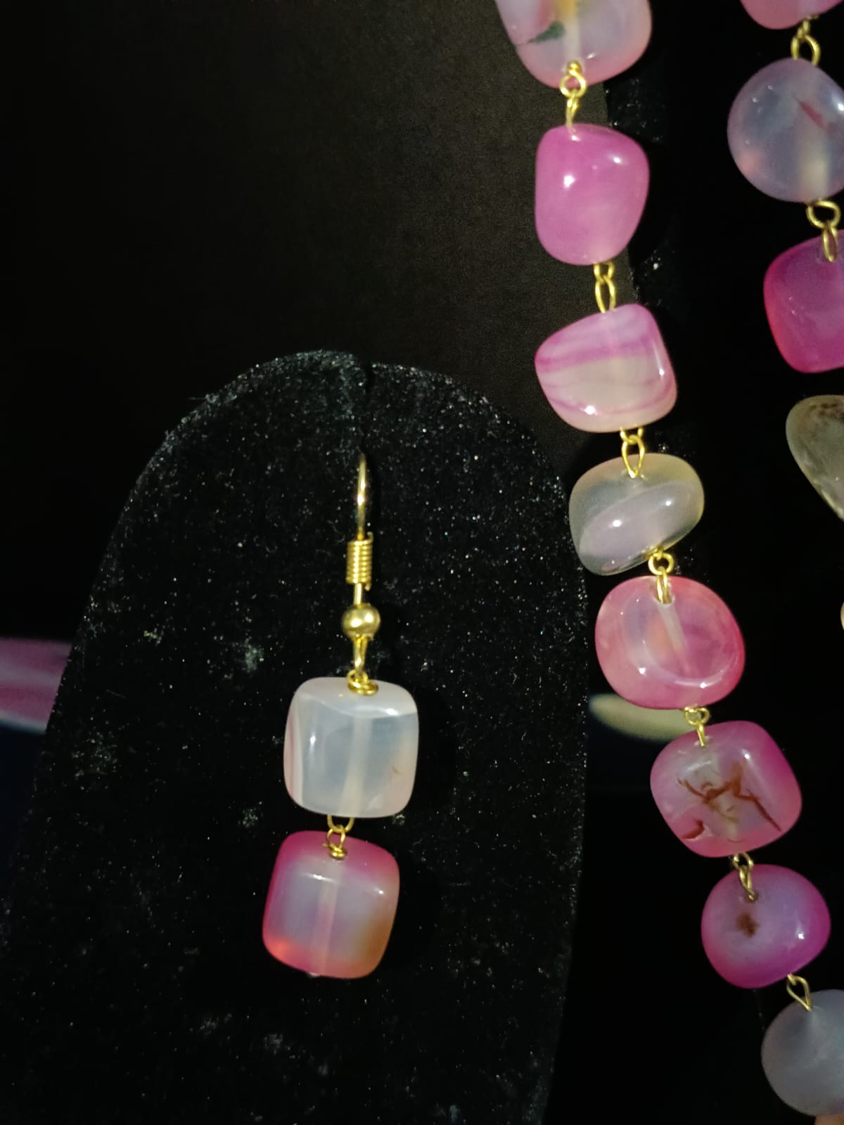 Semi-Precious Look Necklace