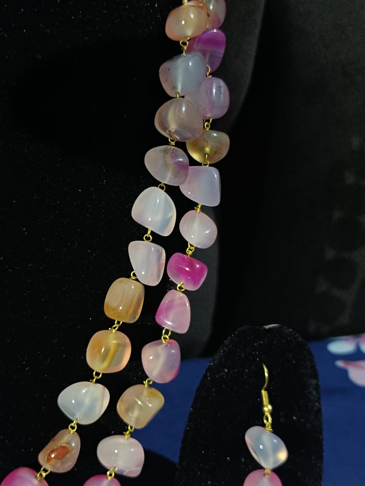 Semi-Precious Look Necklace